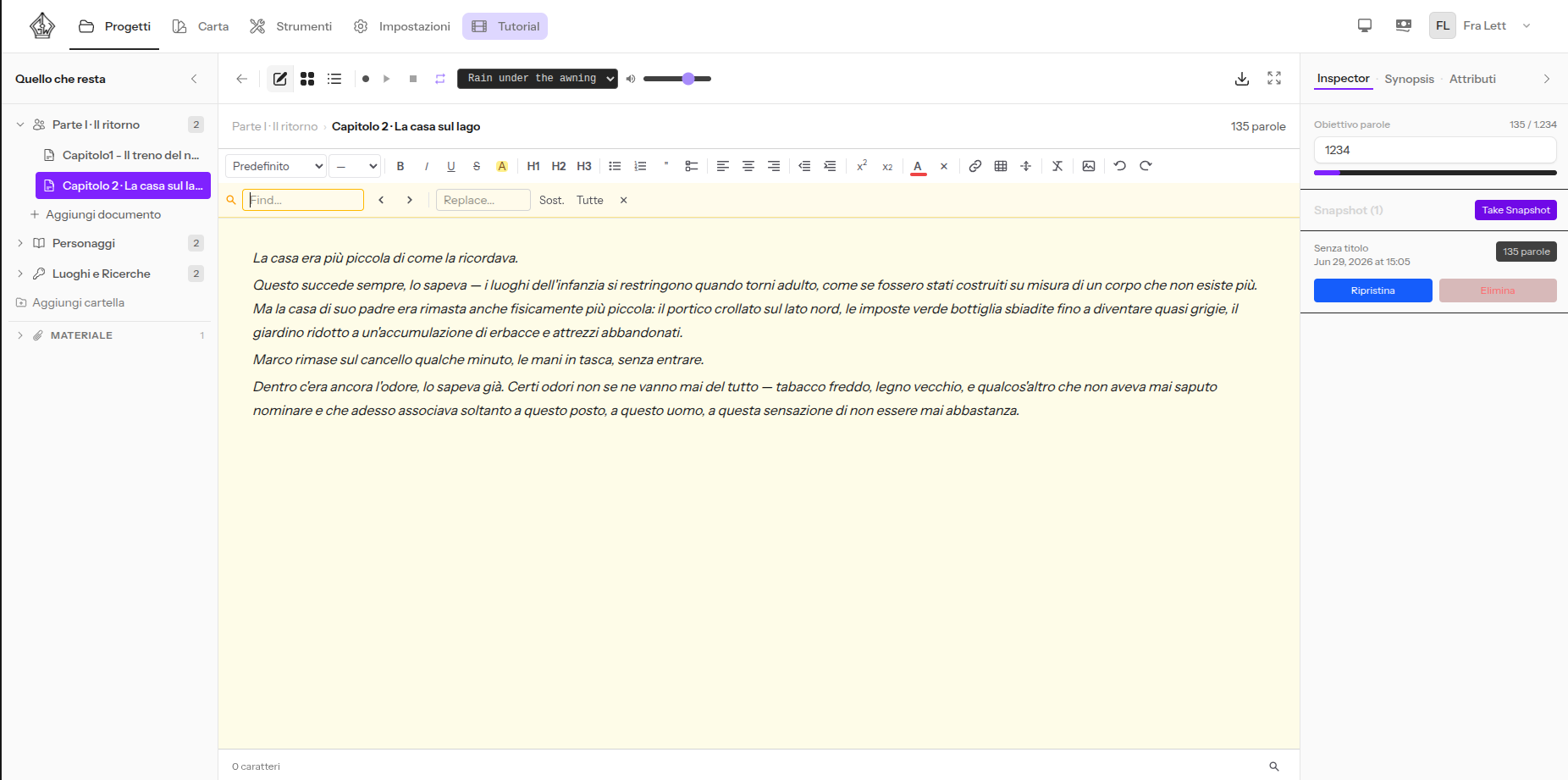 GrinTale screenshot · Editor